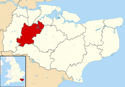 Map of Tonbridge