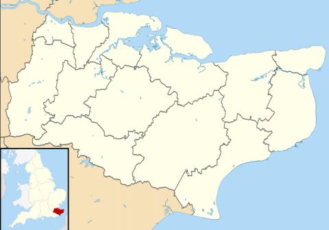 Map of Kent